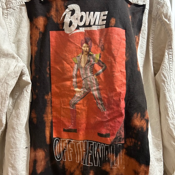 DAVID BOWIE band linen jacket custom original ONE OF A KIND - Picture 3 of 3